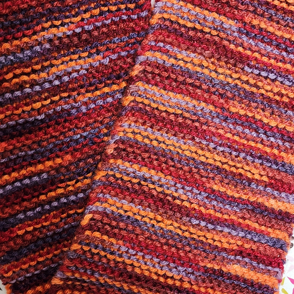 Multicolor Knit Scarf - Picture 4 of 9